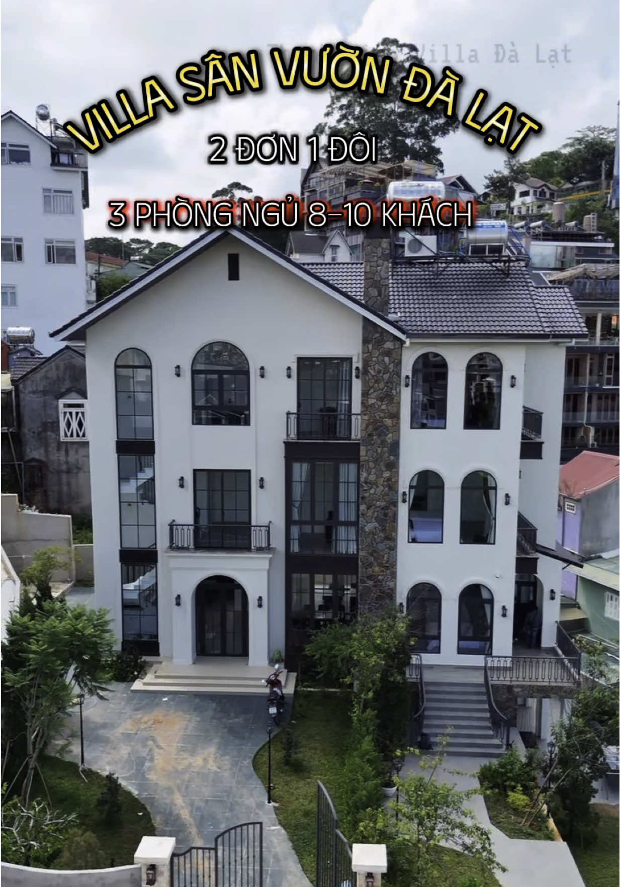 Ra mắt 1 căn villa đà lạt có sân vườn thiết kế hiện đại trẻ trung với 3pn(2 đơn 1 Đôi) Sức Chứa 8-10 khách Cho Quý Khách Lên Đà Lạt thuê Villa để ở đây rồi ạ 🥰🥰🥰 ☎️☎️☎️ Dépp Làoo :/ 039📞431📞4063(Thanh Hiệp Villa) #villadalat #homestaydalat 