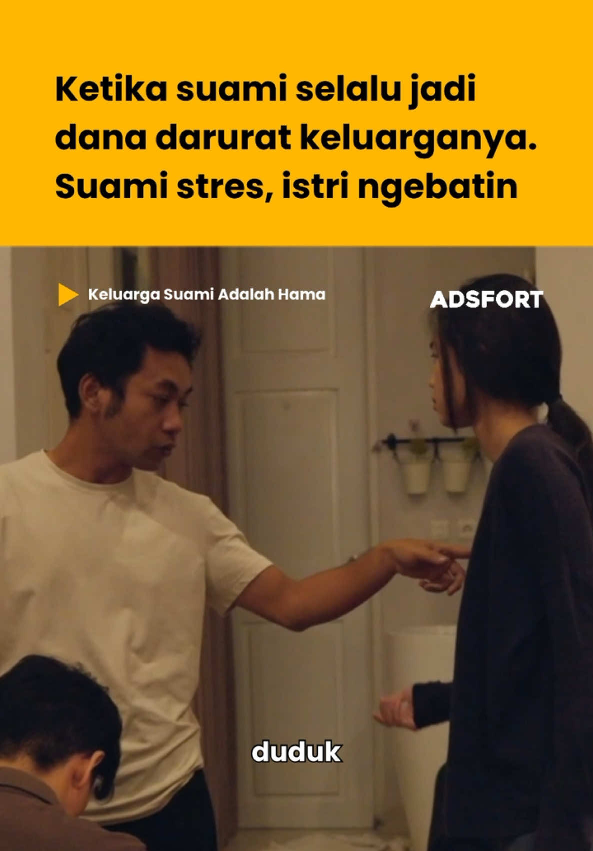 Nonton fullnya, klik link di bio ya guys ❤️ #keluargasuamiadalahhama #adsfort 