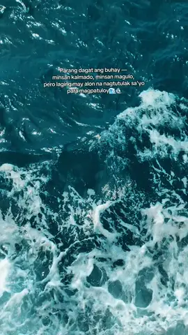 Wag kang sumuko kapatid!🤍 #ocean #sea #waves #hope 