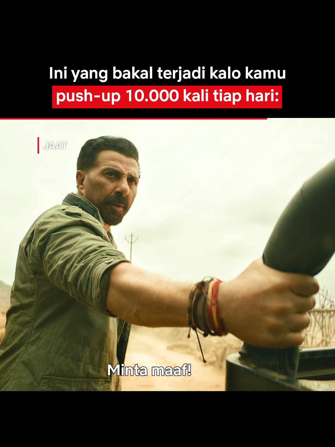 LITERALLY REM TANGAN 💥 #Netflix #JAAT #SunnyDeol #FilmIndia #RekomendasiTontonan