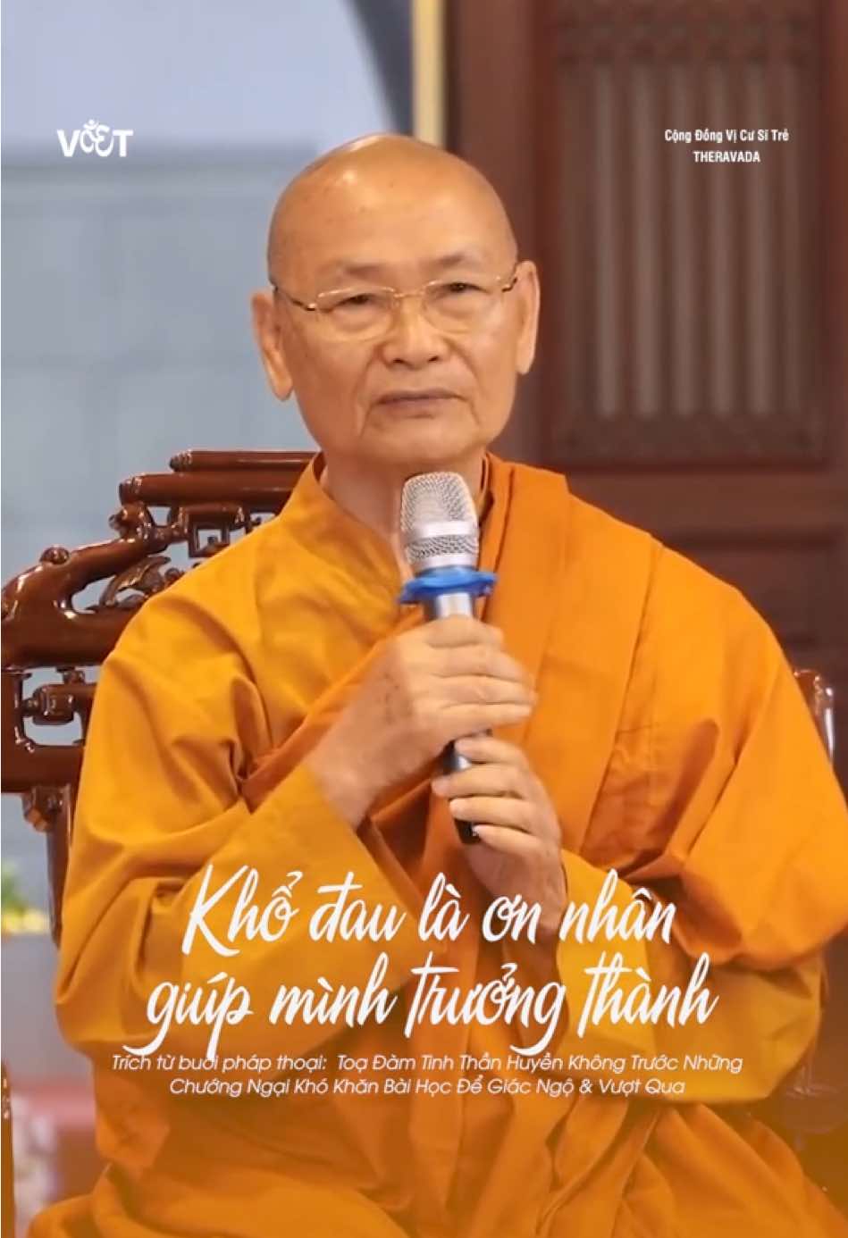 Khổ đau là ơn nhân giúp mình trưởng thành | Sư ông Viên Minh ___ Trích tại buổi pháp thoại: Toạ Đàm Tinh Thần Huyền Không Trước Những Chướng Ngại Khó Khăn - Bài Học Để Giác Ngộ & Vượt Qua #ViCuSiTre #Theravada #PhatGiaoNguyenThuy #SuOngVienMinh #VienMinh