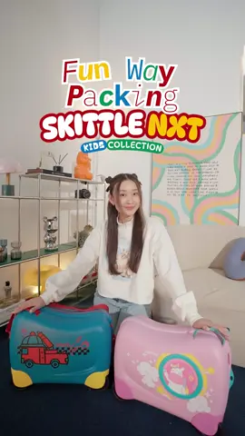 Trik packing seru bareng Skittle NXT yang wajib kamu tau sebelum pergi liburan 😆 Kamu bisa gunakan packing cube supaya semua barang si kecil tertata rapih dan packing jadi lebih cepat! Atau, tinggal gulung semua wardrobe dan masukkin dalam koleksi Skittle NXT juga aman banget, lho!​ Yuk checkout sekarang buat temen liburan si kecil!😉​ #AmericanTouristerID #SkittleNXT #Skittle #KidsLuggage #Koper #Luggage #travel #OOTD #fyp