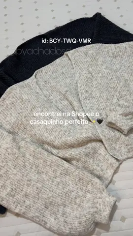 Casaquinho perfeito da Shopee ✨pesquise por ID: BCY-TWQ-VMR #cardiganoutfit #cardigan #achadinhosdashopee #comprinhasshopee #shopeebrasil 