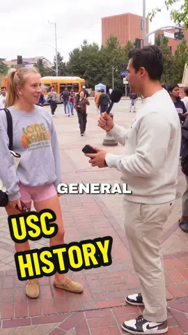USC History Trivia | Did you get the last one? #voodies #ucsd #ucsandiego #ucla #ucsc #ucsb #ucd #ucriverside #ucsantacruz #ucsantabarbara #ucirvine #collegedecision #sdsu #usc #history 