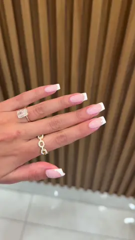 Just found the perfect pink base for a French 🩷🤍  #kenzonailstudio #nails #nailsinspo #etobicokenails #torontonails #neutralnails #weddingnails #bridalnails #nailstrend @Chaun Legend Nails 
