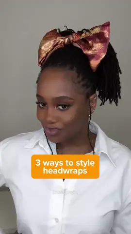 our favorite style? all of the above! #slickscarf #hairwarp #naturalhair #headwraptutorial