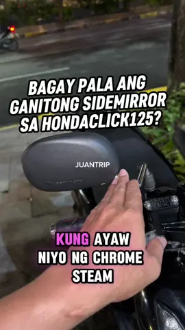 Classic round edge sidemirror naka chrome stem na kaya hindi kinakalawang #sidemirror #fyp #juantrip 