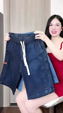 quần shock jean bò nam vải jean dày dặn sweat sport 45-95kg#qunshortnam #quanshortjean #quansoocbo #macdepmoingay 