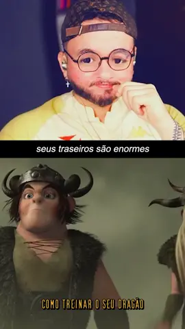 como treinar seu dragão #animação #desenho #banguela #rir #netflix