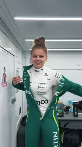 GRWM for the F1 Academy weekend  in Montreal 🇨🇦✨ #racing #astonmartinf1 #f1academy #f1 #race #womaninmotorsport #foryou #karting #girlsontrack #kartingemotionandpassion  #tinahausmann