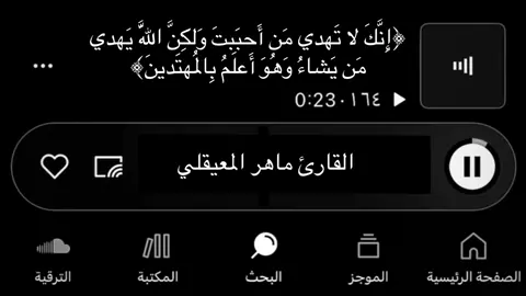 #ماهر_المعيقلي_قرآن #سورة_القصص  آية :56 #quran #كرومات_قرآنیة #كرومات_شاشة_سوداء_تصميم 