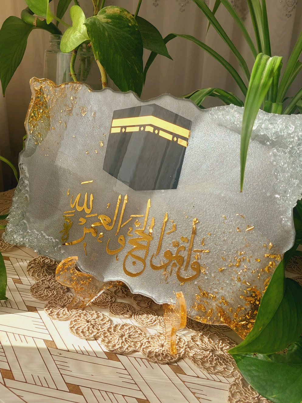 #ResinArtWorld #عالم_الريزن #ريزن مع غفران #لوحة ريزن تهنىة للحجاج##الحج  #حج_مبرور  #مكة_المكرمة  #حجاج_بيت_الله  #تقبل_الله_منا_ومنكم  #عيد_الأضحى  #عرفة  #منا  #رمي_الجمرات  #الوقوف_بعرفة  #هنيئًا_للحجاج  #عادوا_كما_ولدتهم_أمهاتهم  #مشاعر_مقدسة  #روحانيات_الحج  #دعاء_الحج  #نفحات_إيمانية  #رحلة_إيمانية  #الحج_1446هـ (أو السنة الهجرية الحالية) #العمرة  #عمرة_مقبولة  #زوار_البيت_الحرام  #مكة  #روعة_العمرة  #أطهر_بقاع_الأرض  #عمرة_رمضان (إذا في موسم رمضان) #نسائم_الروح  #دعاء_المعتمرين  #روحانية_العمرة  #اللهم_ارزقنا_العمرة  #مشتاق_للكعبة  #سعي_وطواف  #زمزم  #زيارة_الحرم 