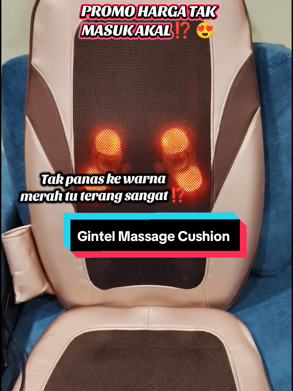 Yang mana tengah cari mesin mengurut badan untuk mak ayah boleh cuba massage cushion daripada Gintel ni #gintellmalaysia #massagecushion #kerusiurut #murah #mesinurut 