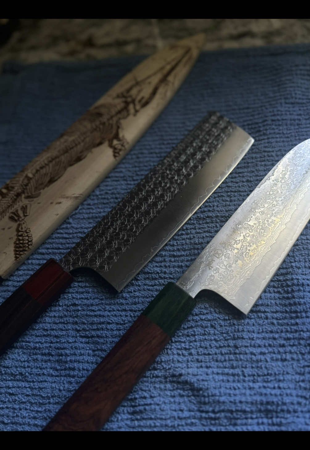 Kitchen Tutorial 007: Prettiest Knives #chef #knives #cooking #fyp #kitchen #japaneseknives 