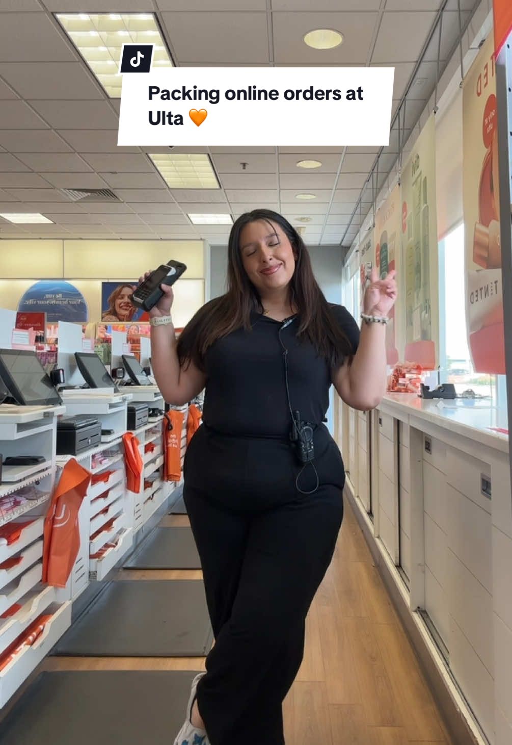 Packing orders at Ulta :)) #ulta #ultabeauty #fyp #foryou #foryoupage 