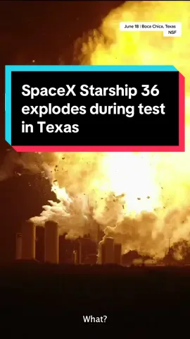A SpaceX Starship prototype exploded during a static-fire test late Wednesday night at the company’s Starbase facility in Boca Chica, Texas. SpaceX CEO Elon Musk said the cause may have been a nitrogen pressure vessel failure in the upper stage. No injuries were reported, and safety zones protected nearby communities. This marks the fourth Starship lost in 2025 as SpaceX continues rapid testing under FAA oversight. #news  #space  #spacex  #texas  #elonmusk 