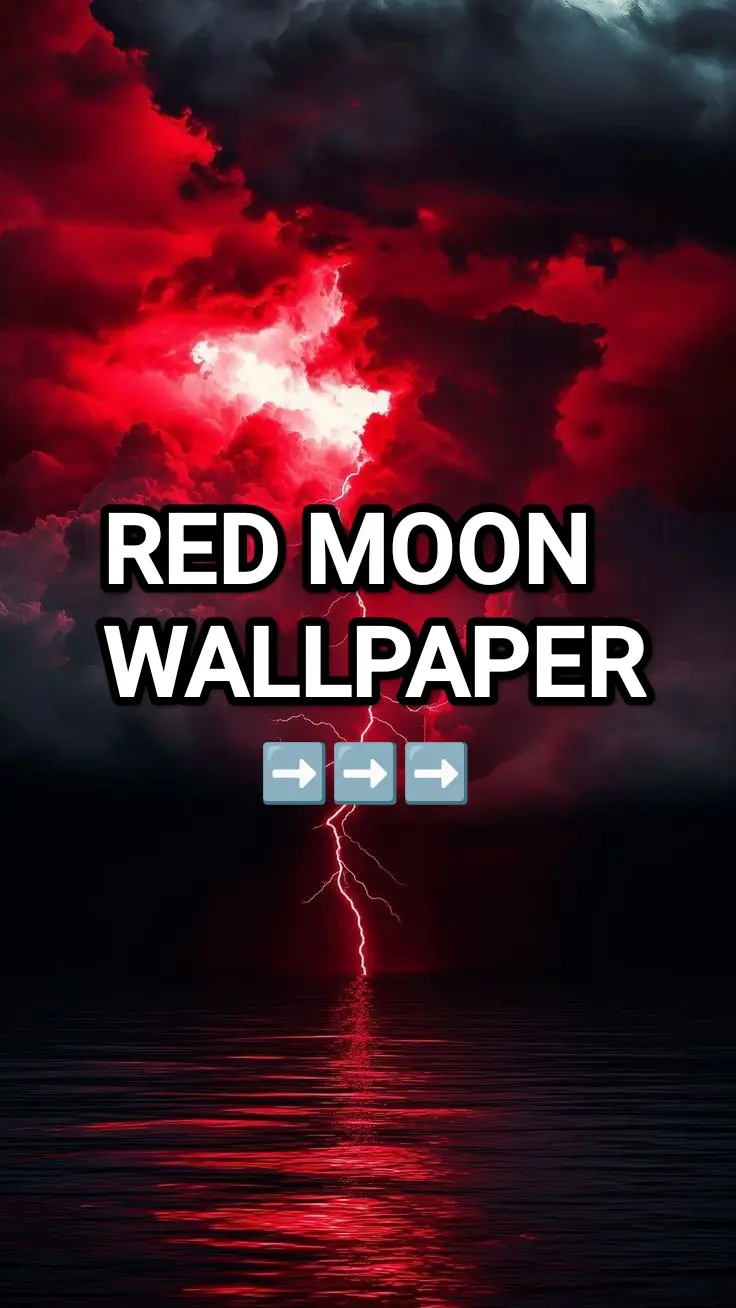Red Moon Wallpaper 4k #wallpapers #redmoon #redworld #Fyp 