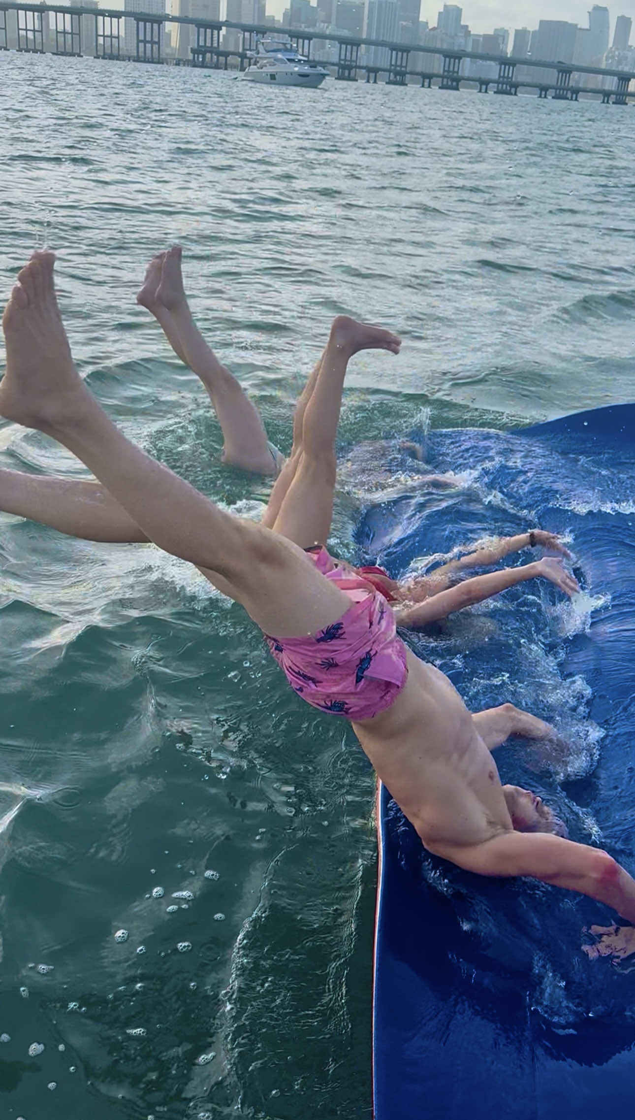 Aqua Acrobatics 💦👙☀️ ~ Fun water shenanigans #yachtingwithchristos