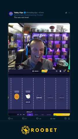 This was next level #pulmonary #kickstreaming #roobet