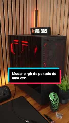 Como mudar o RGB do pc todo usando apenas 1 software? - #gamingpcsetup #tech #gaming 