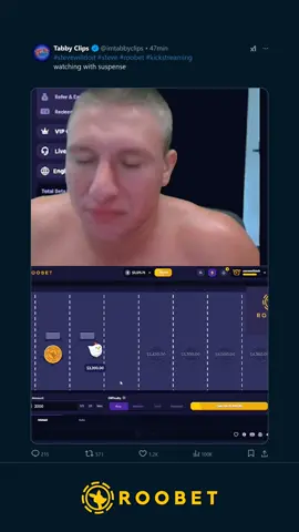 watching with suspense #stevewilldoit #steve #roobet #kickstreaming