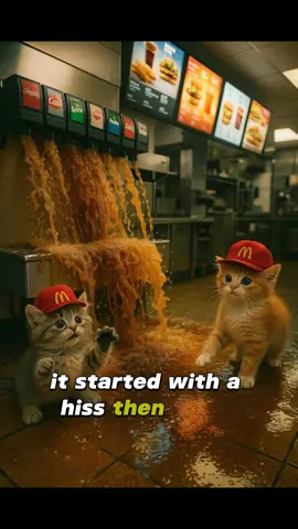 The great CatDonald's flood of 2022 was a wild time! #McDonalds #cats #cattok #viralvideo #funnyvideo #ai #kittens #cattiktok