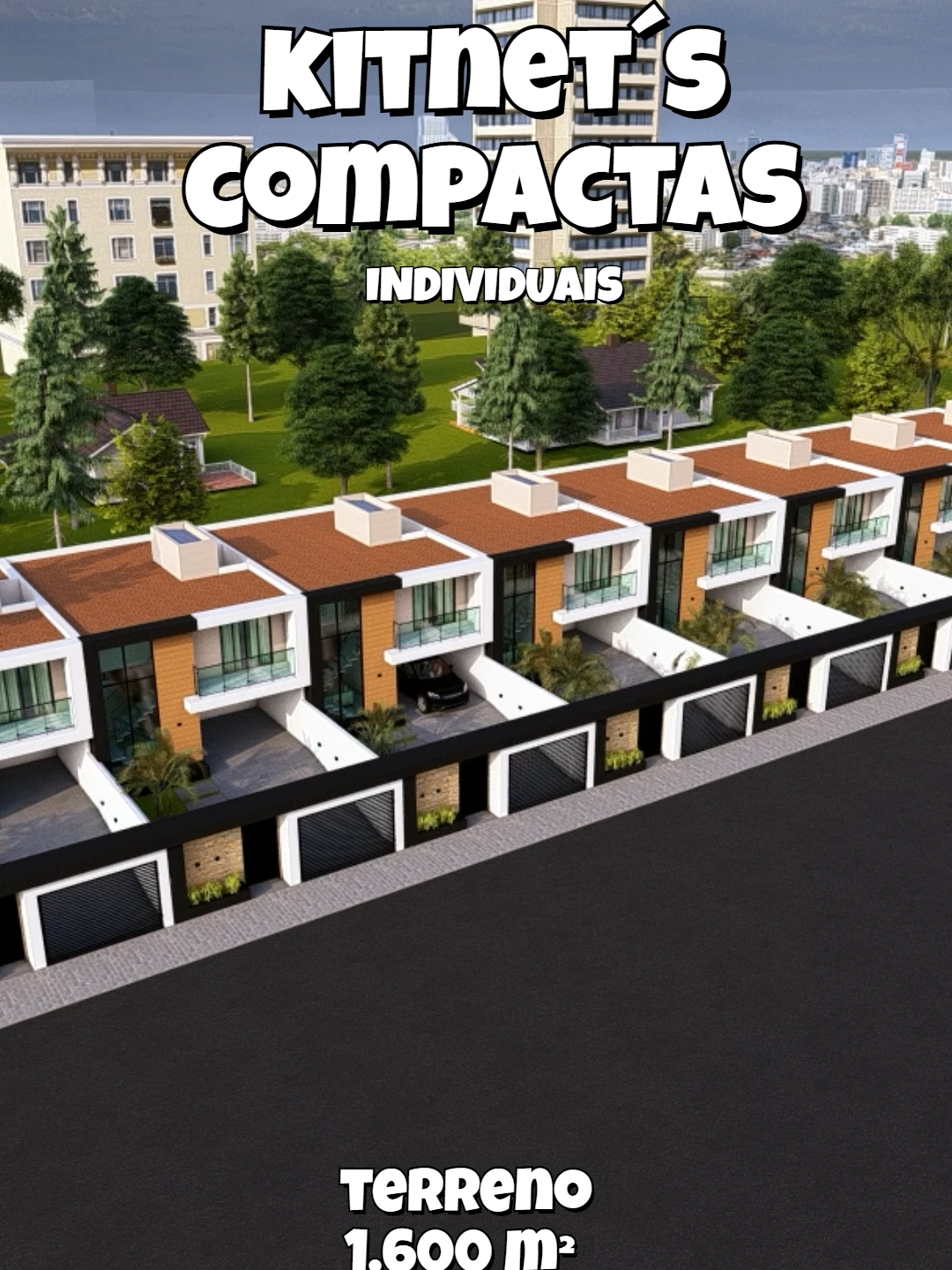 PROJETO PARA KITNET COMPATA INDIVIDUAL Neste projeto criamos essa ideia para valorizar o investimento de nosso cliente #sobradosmodernos #alugueldeimoveis #kitnetdosyoutubers