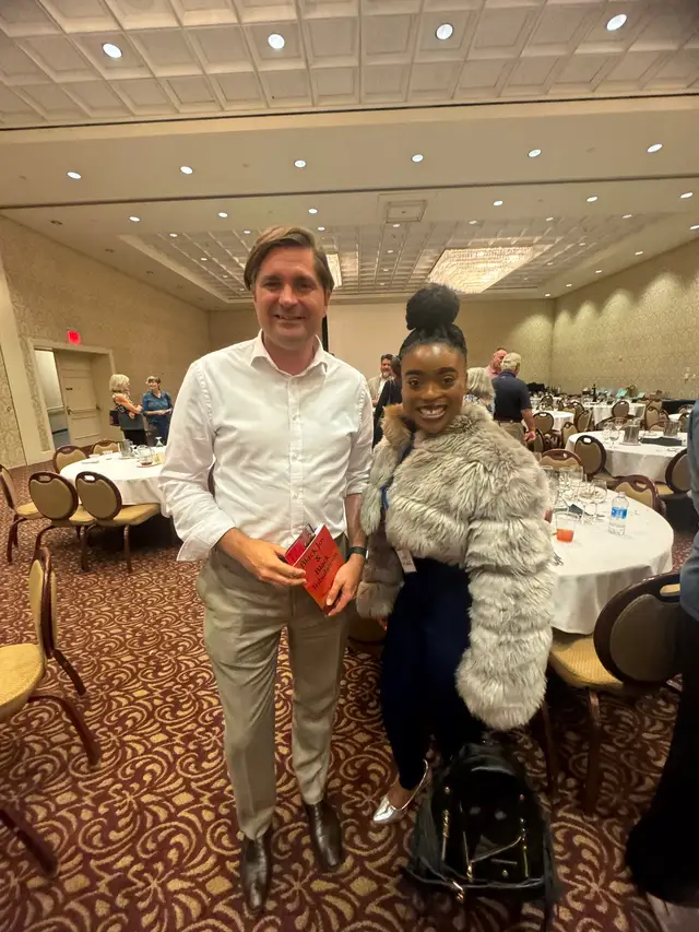 What an amazing evening! 🌟 I had the privilege of presenting my book to some truly remarkable leaders, including governors, former attorneys general, chair members, and the national park service director, who was the 19th appointee and the first Native American to head the agency. These are individuals who have faced lawsuits in the White House and have held significant roles in presidential administrations. You never know who might be in the room, and the discussions we engaged in were nothing less than transformative! I am thankful for these connections and the opportunity to make a difference. If you could share a meal with anyone, who would it be? 🍽️ #Inspiration #Networking #Leadership