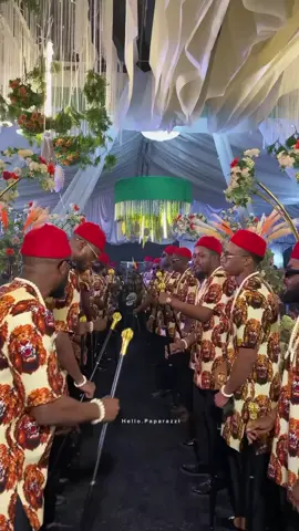 See as event sweet!! 😍 groomsmen’s isiagu and red caps from our store @isiagu_nnajistradwear  Event planner @kim_luxe_events  Video shot by @hello.paparazzi1 #groomsmen #igbotiktok #igboamaka😍😍🇳🇬🇳🇬 #igboculture  #igbowedding 