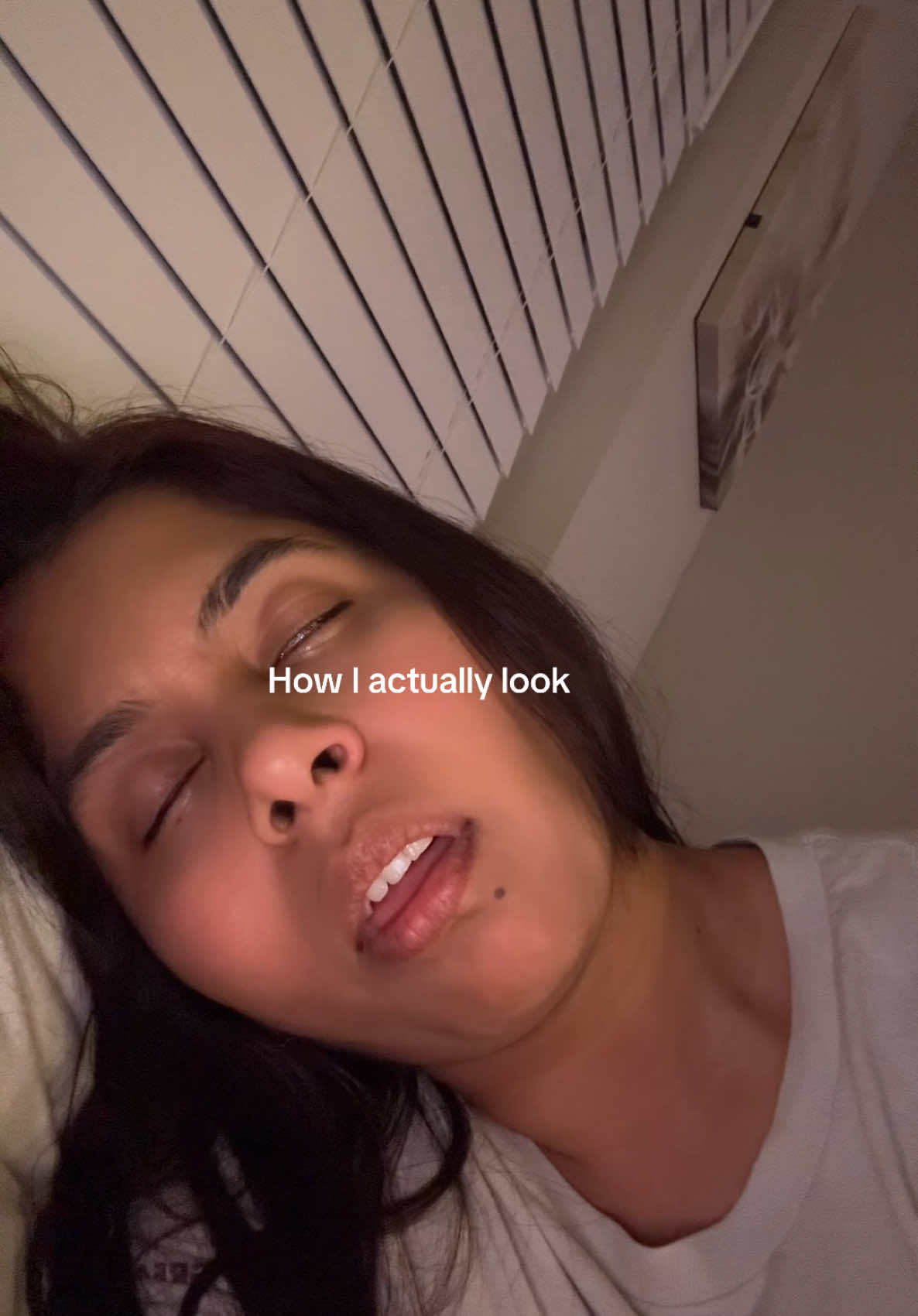 Ugly sleeper! #relatable #funny #desi #fyp #lazy #desitiktok #funnytok #sleep #browngirl #trending #tired #pakistani_tik_tok #fypシ #girls 