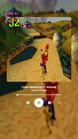 🎮Crash Bandicoot 3: Warped - Toad Village🎵 #games #videogame #CrashBandicoot #crash #crashbandicoot3 #crashbandicoot3warped #crashbandicootwarped #playstation #playstation1 #ps1 #soundtrack #theme #gamesoundtrack #ost #gamemusic
