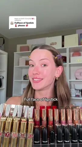 Replying to @KᖇITI ᗰᗩᕼᗩTO 🎀 Full face of lipstick #makeupchallenge 