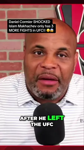 Daniel Cormier SHOCKED Islam Makhachev only has 3 MORE FIGHTS in UFC!! 😮😱 #danielcormier #islammakhachev #fights #UFC #viralvideos 