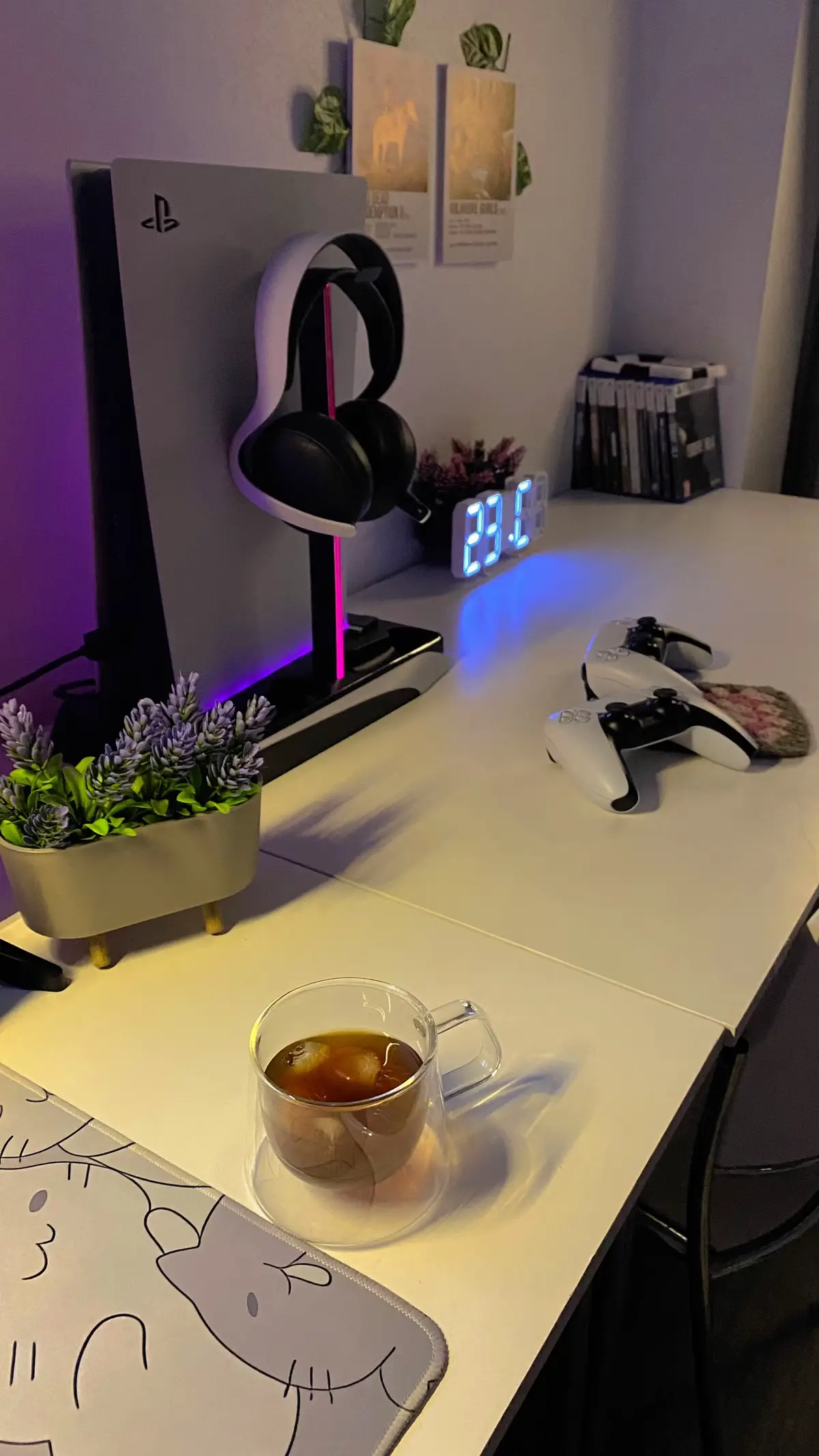 🤍☕️#gaming #libya🇱🇾 #setup #سيت_اب #ps5