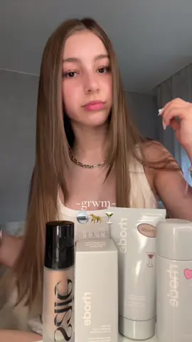 grwm~🪩🐆🎧 btw I love saie beauty sm!! #grwm #grwmroutine #glowy  #makeuplook #smooth #makeupbase #nonasupport #girly #girlythings #trend #fy #fyp #beauty #tiktok #xybzca #viral @Saie @rhode skin @Hailey Bieber @makeupbymario @hudabeautyshop @Huda Beauty @Diorbeauty 