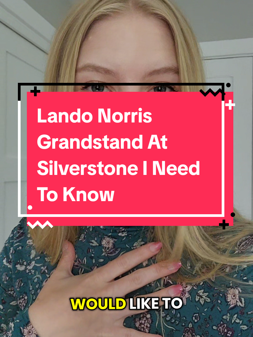 If you are sitting in the Landostand at the F1 British Grand Prix at Silverstone please let me know if you enjoyed your experience so far.  #landonorris #britishgp #landostand #F1Travel #silverstone 