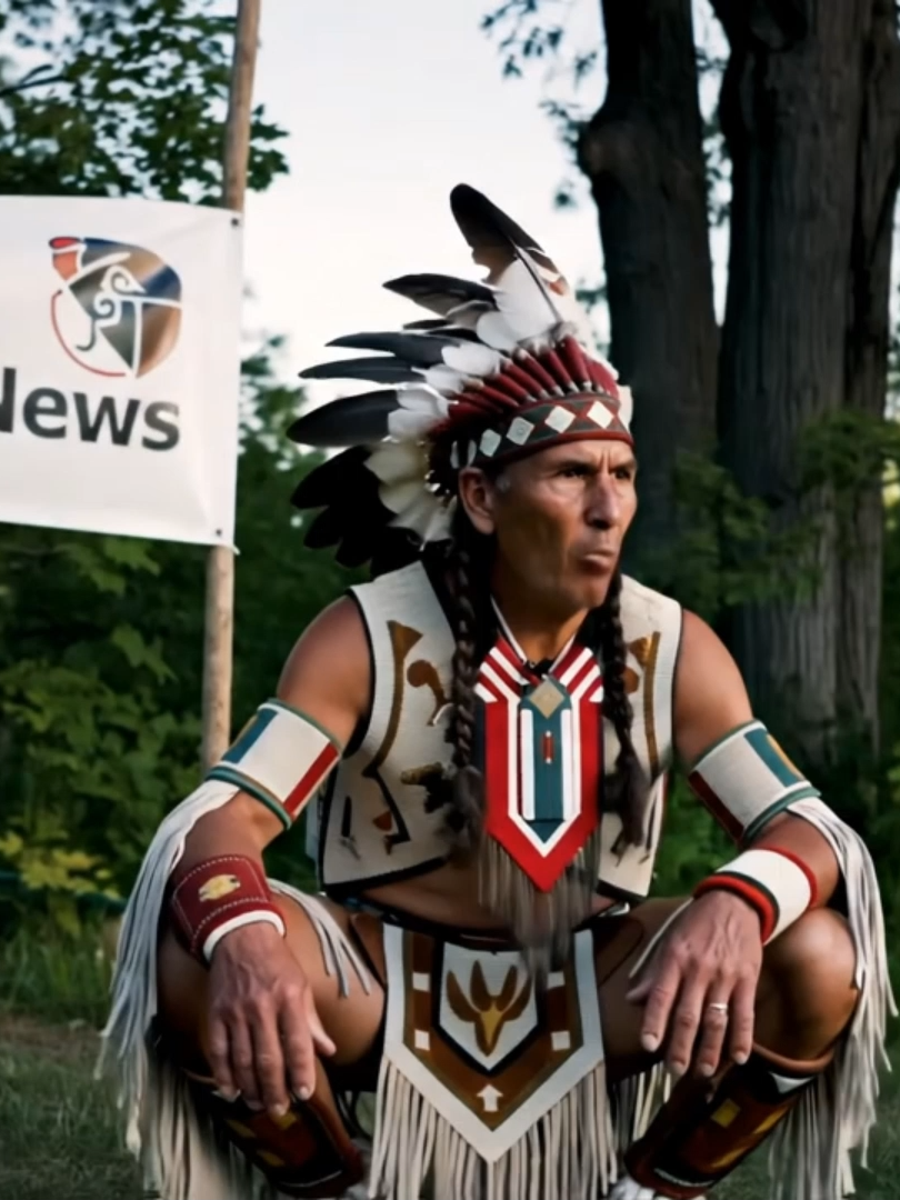 Native Indian Chiefs Like and Follow TroyNews but with Gas #veo3ai #AI#funny