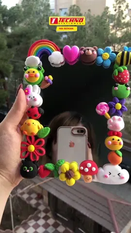 طريقة تزيين مرآة بعجينة الفوم 🍉✨🩷 #foam #techno_ainbenian #couleurs #pate #kids