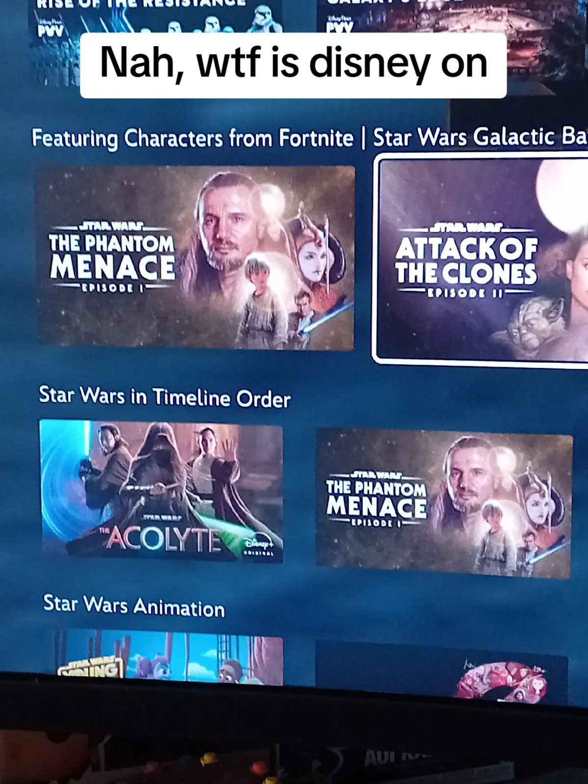 #memestiktok #starwarsfan #fortnite #wtf @Disney+ 