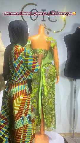 #olamideinspiredclothings on this🥰💚 #grwm #olamideinspiredclothings #dress #viralvideos #foryoupage #fyp #outfit #owambe #nigeriantiktok🇳🇬 #outfitinspo #outfit #lace 