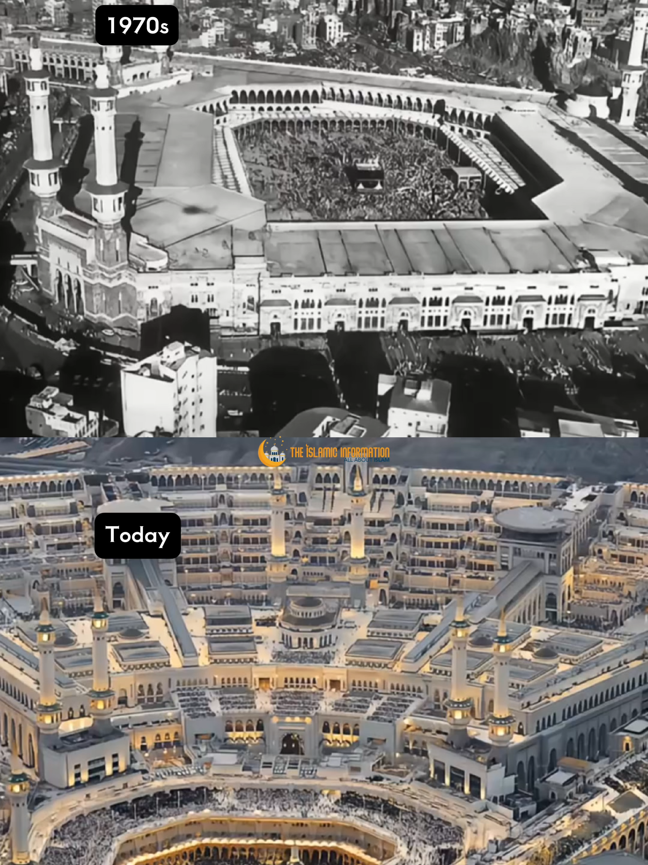 Makkah: Then and Now. MashaALLAH!