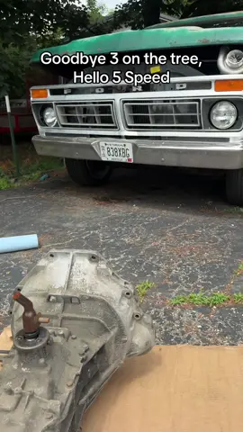 Just picked up a 5-speed for the F100. Hit it with some GUNK degreaser and brought it back to life  This Ford 300 deserves better than that 3-on-the-tree anyway. #GunkDegreaser #FordF100 #Ford300 #Inline6Power #5SpeedSwap #ManualSwap #EngineCleaning #CarContent #TikTokGarage #ModsAndFixes #CarTok #hoodbillygarage 