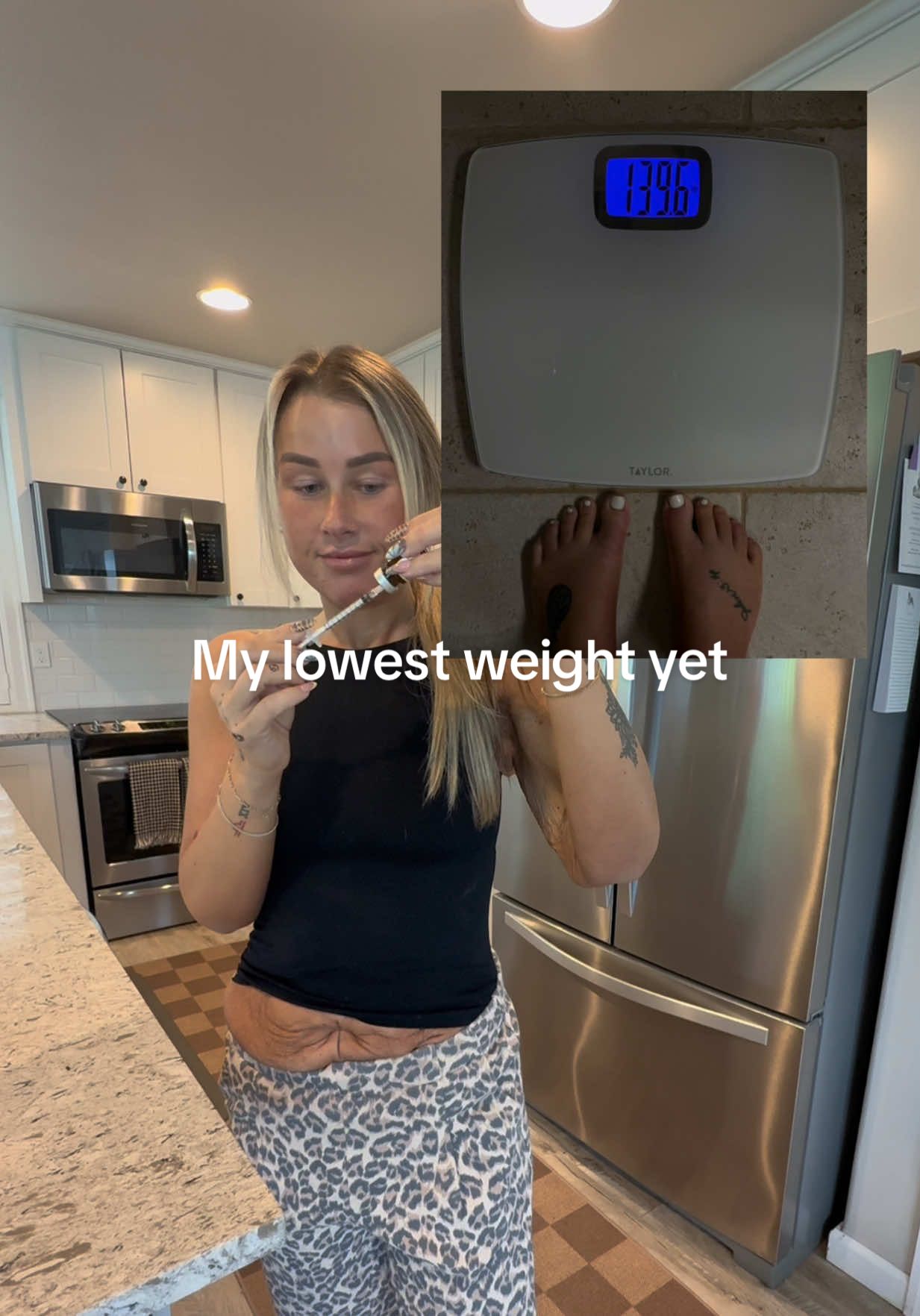 130’s is a number I genuinely never thought I’d see. I recently had some not so nice people refer to my body as a “raisin” and a “trash bag”. Honestly I couldn’t care less because when I was 400 pounds I was “disgusting” and every other fat-phobic term possible. You’re never going to make everyone happy and someone will always have something to say. I’m proud of myself and happy that I’m healthy and the strongest version of myself yet. @Join Amble #joinamble#ambleptnr#weightloss#transformation#looseskin