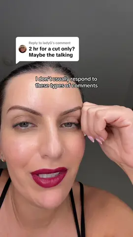 Replying to @ladyG When I was in my 20s a comment like this would DESTROY ME. Now I could care less. Art takes time and I’ll take as long as I need to perfect every haircut and y’all can come at me in the comments. The talking is a CONSULTATION in case you’ve never had one fyi 