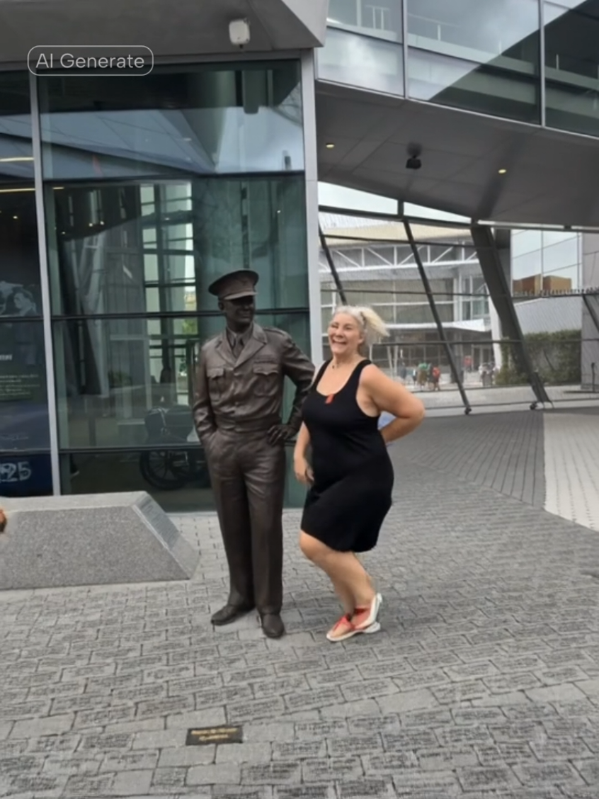 #aifilter #CapCut The WWII guy didn't try to say me lol 🥰🌺✌️