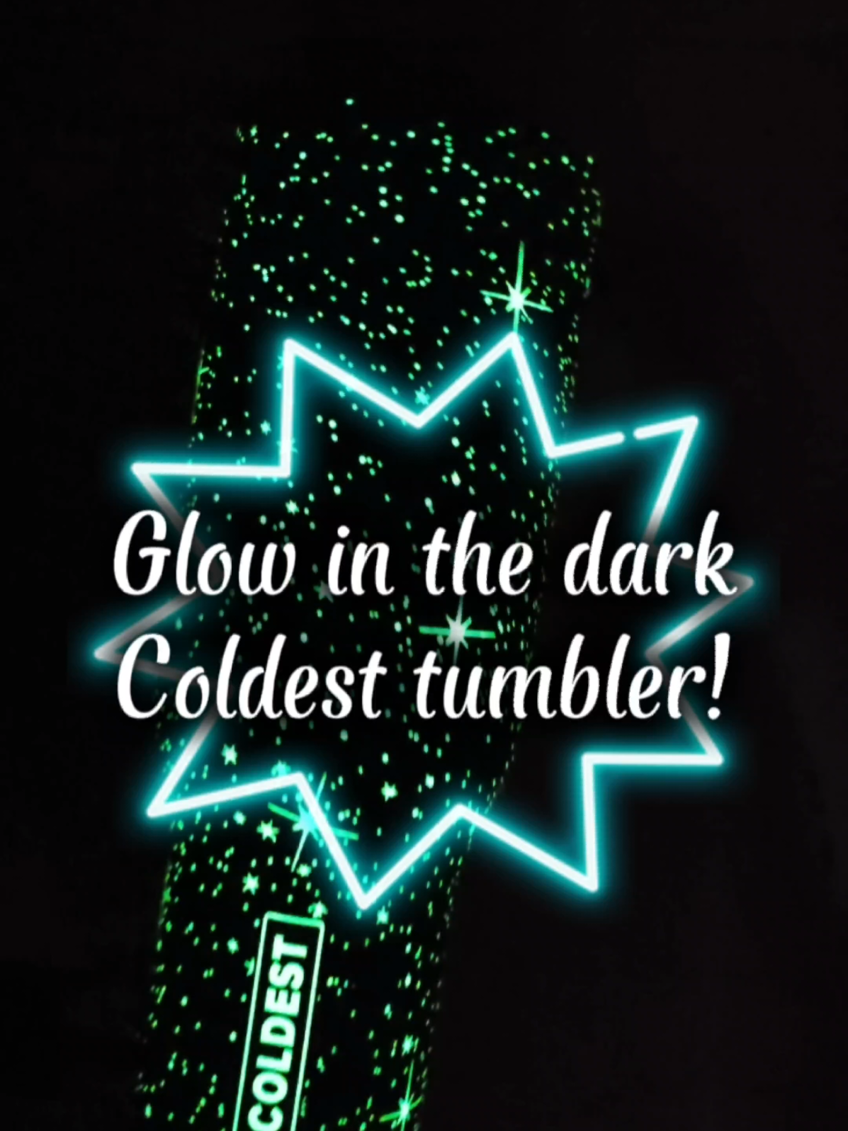 Yep .. this is the one! This is my 3rd one and absolute favorite! They come with 3 leakproof lids, rubber bottom, stay cold for hours and fit in cupholders  #coldest #glowinthedark #leakproof #tumbler #fartheraway #limitless #limited @Coldest 
