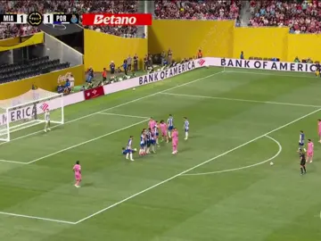 Messi goal today 🔥😶‍🌫️ #messi #goat #freekick #clubworldcup #messigoaltoday #goaltoday #golazo 