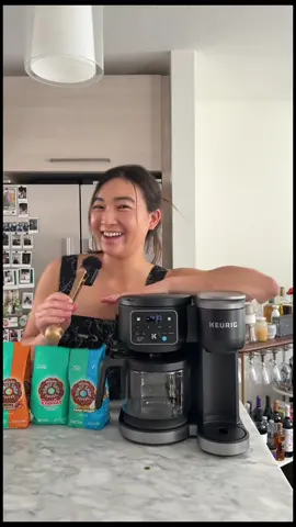 GOOD MORNING FRIENDS. ☀️  Staring off the day with a hot cup of coffee with @originaldonutshop ! We also get to play with our brand new @Keurig that makes making coffee so convenient!  The donut shop has so many classic flavors such as vanilla. and caramel on top of their already amazing basic flavors.  Go try these out for perfect coffee every day!  #coffee #donutshop #homecafe #keurig #morningroutine 