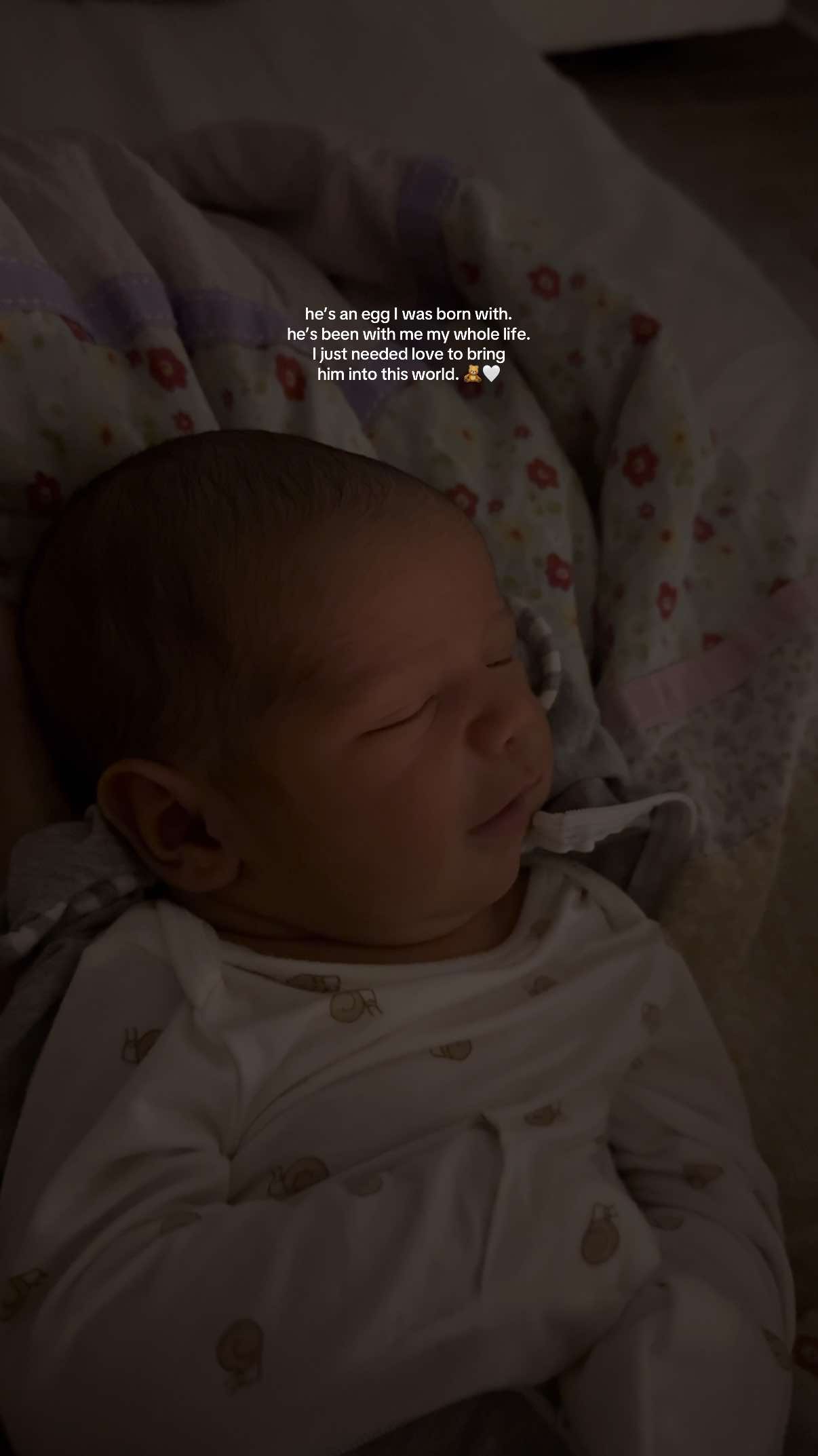 my sweet boy 🥹🧸🩵 can’t believe it’s been almost 3 weeks since he came into our world. I’m not sure how we ever did life without him. 🫶🏼 I’ve been soaking in these moments and adjusting to our new norm - motherhood is hard but SO beautiful 🤍 I miss you guys, I promise to be back soon with all the updates!  Thank you for all the sweet comments and checking in - Can’t wait to catch up 🥹 #fyp #foryou #firsttimeparents #firsttimemom #rainbowbaby #MomsofTikTok #momtok #babiesoftiktok #boymom #pregnancyjourney #pregnancy 