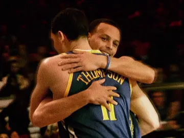 I’ll look after you. #splashbros #stephcurry #klaythompson #warriors #thefray #NBA #fyp